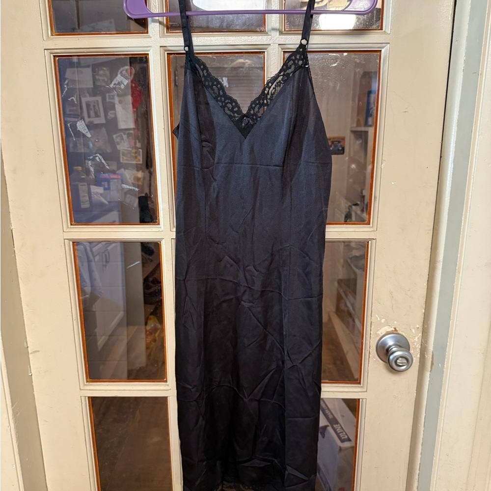 Maidenform Black Lace Chemise